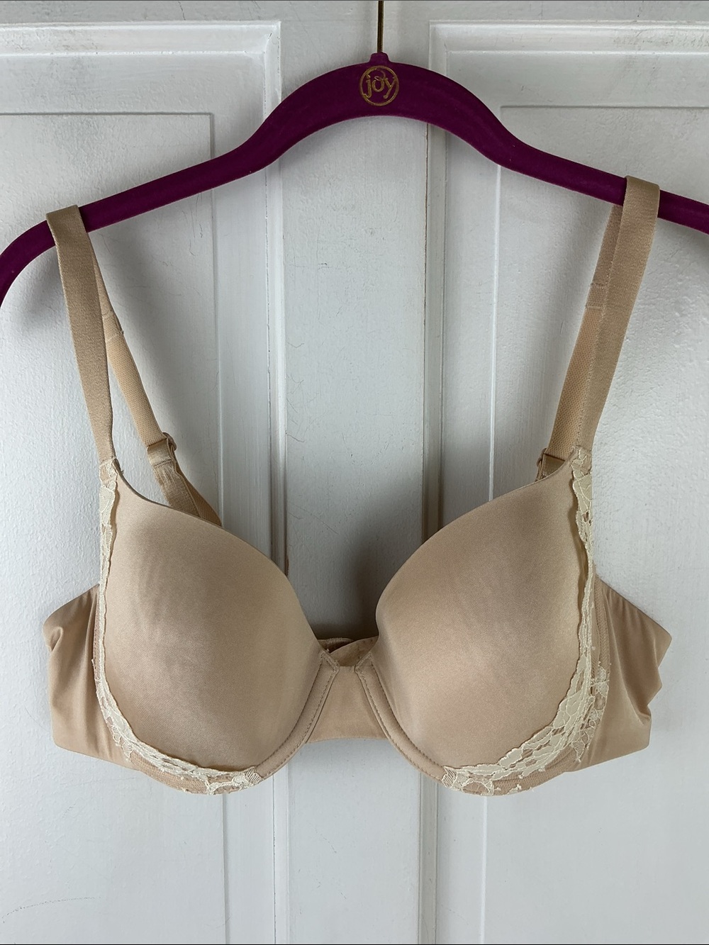 Wacoal 853112 Opulence Bra Lace Trim Natural